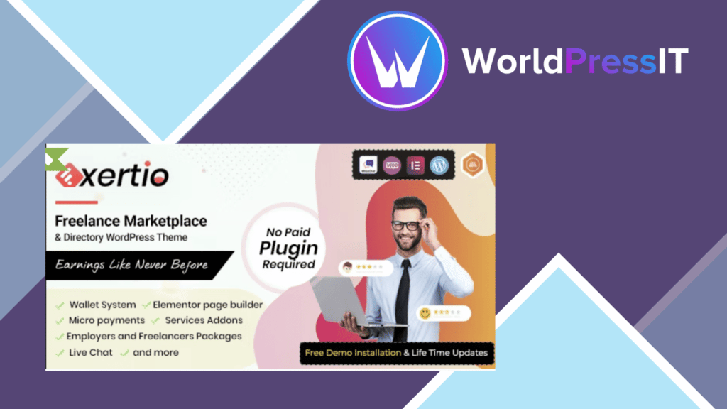 Exertio - Freelance Marketplace WordPress Theme