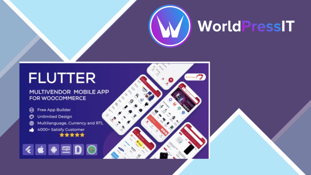 Flutter Multivendor Mobile app for WooCommerce