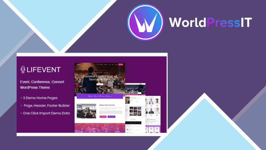 Lifevent - Conference WordPress Theme