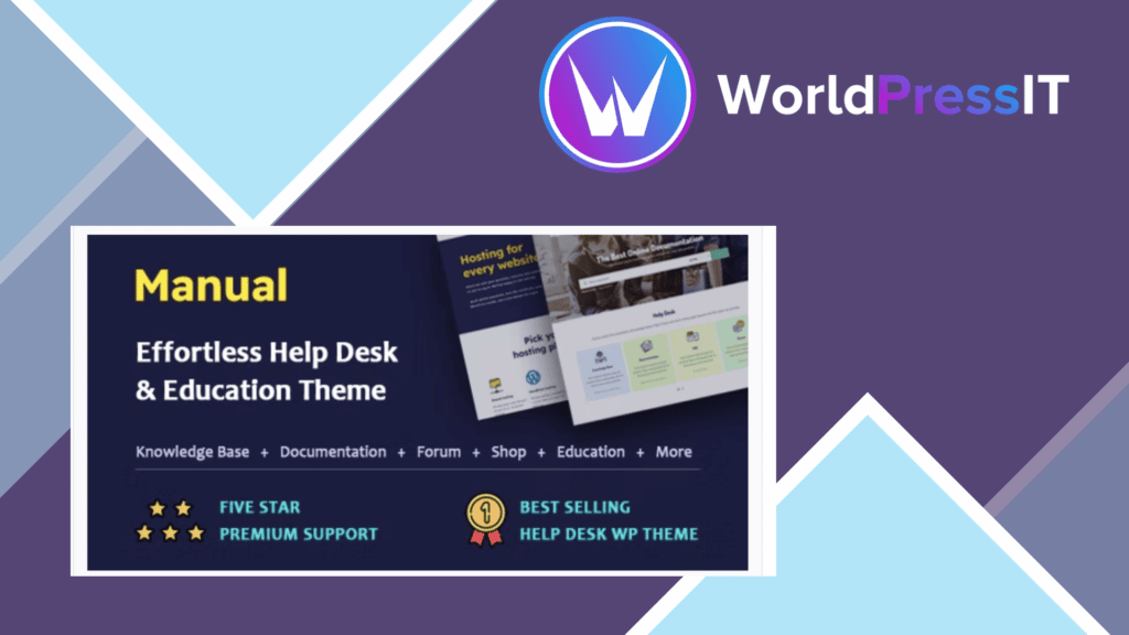 Manual - Documentation, Knowledge Base and Education WordPress Theme