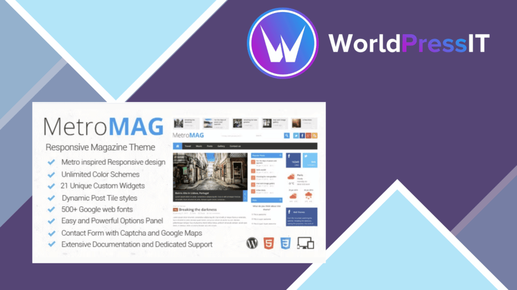 Metro Magazine Responsive WordPress Theme