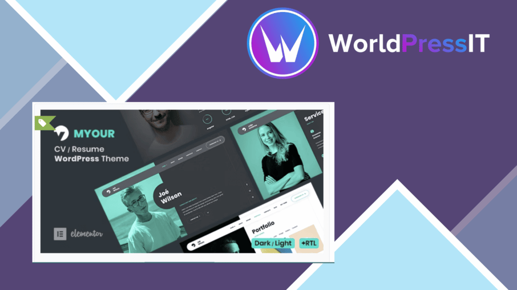 Myour - CV Resume WordPress Theme
