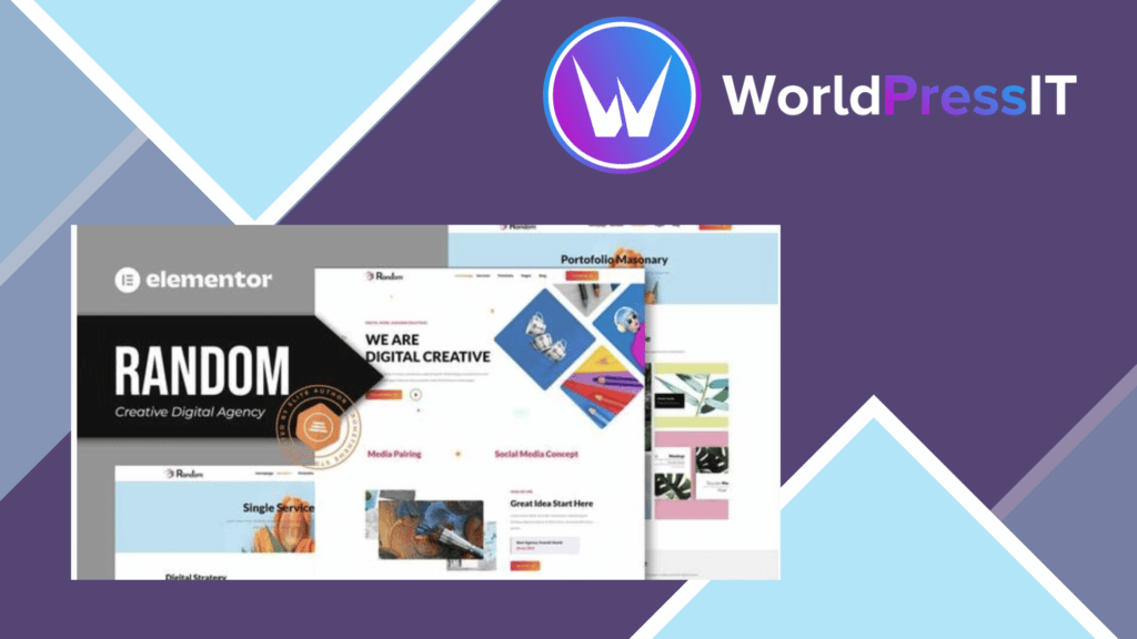 Random - Creative Digital Agency Elementor Template Kit