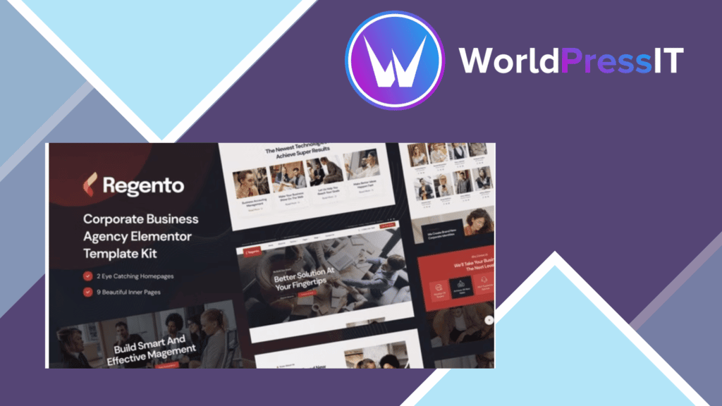 Regento - Business Agency Elementor Template Kit
