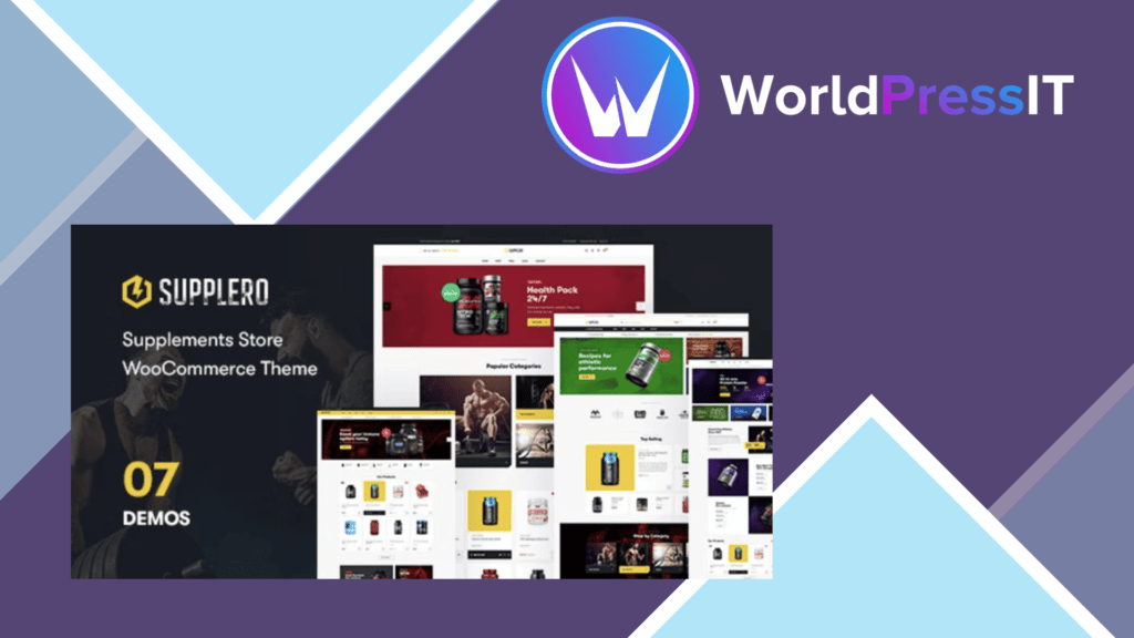 Supplero - Supplement Store WooCommerce Theme
