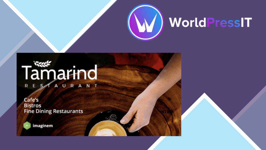 Tamarind - Restaurant Theme for WordPress