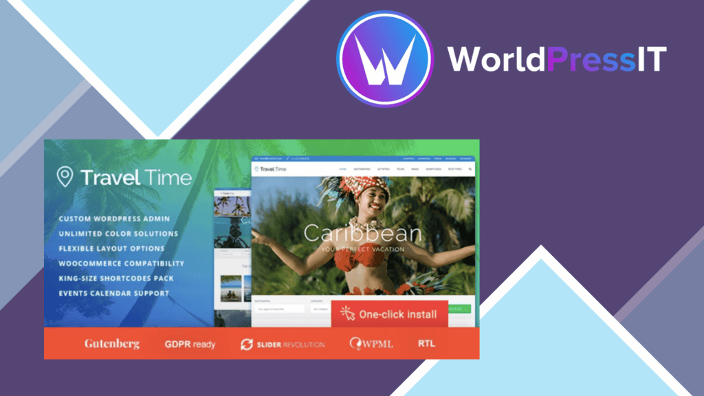 Travel Time - Tour and Hotel WordPress Theme