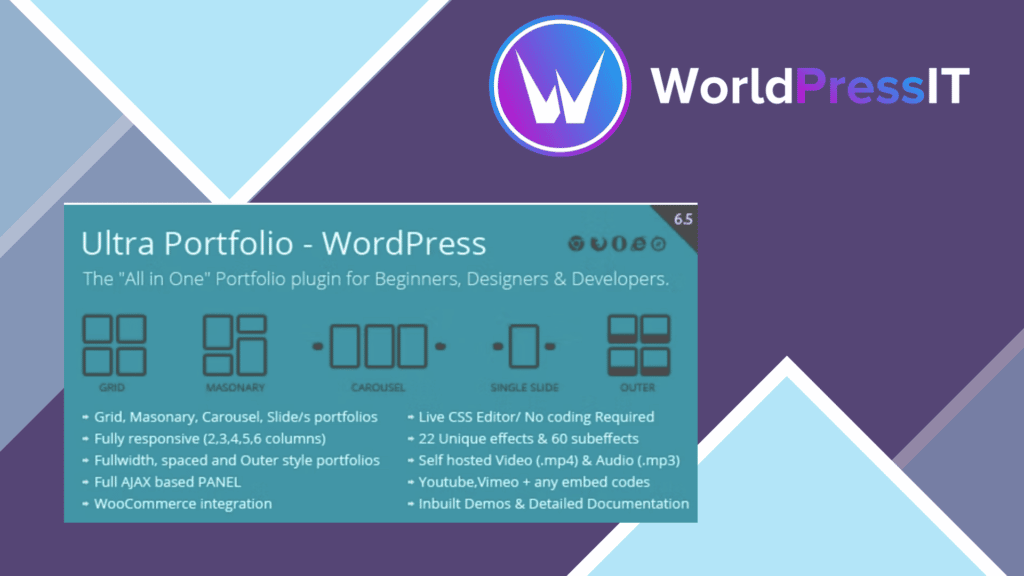 Ultra Portfolio - WordPress Plugin