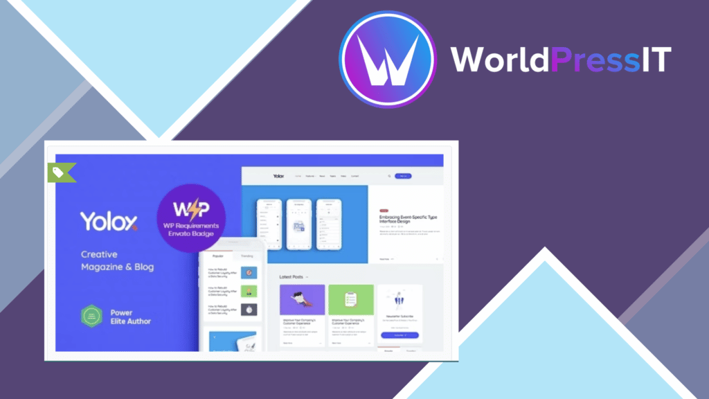 Yolox | Modern WordPress Blog Theme for Business and Startup