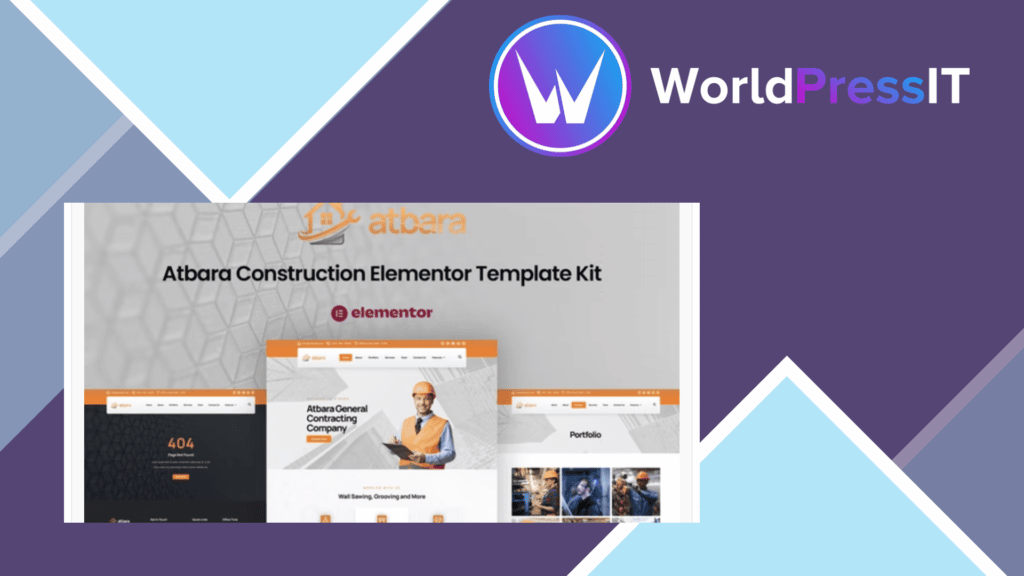 Atbara - Construction Elementor Template Kit