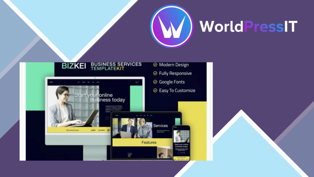 Bizkei - Business and Services Elementor Template Kit