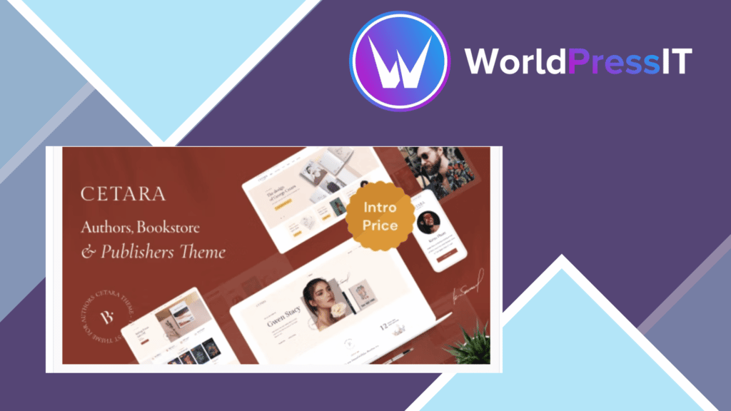 Cetara - Beautiful WordPress Theme for Authors