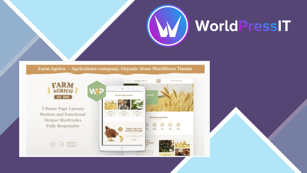 Farm Agrico - Agricultural Business WP Theme