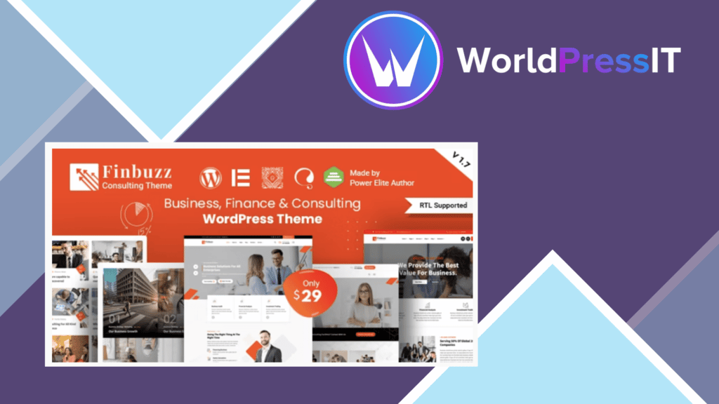 Finbuzz - Corporate Business WordPress Theme