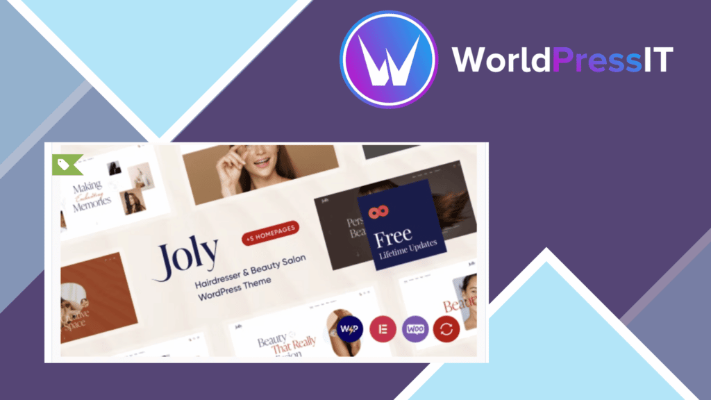 Joly - Hairdresser &amp; Beauty Salon WordPress Theme
