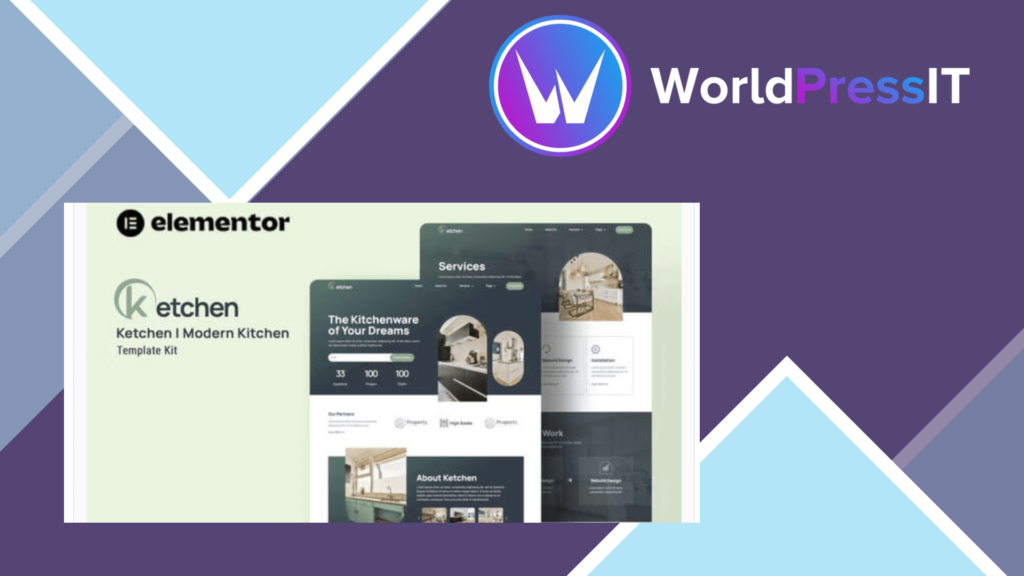 Ketchen - Modern Kitchen Elementor Template Kit
