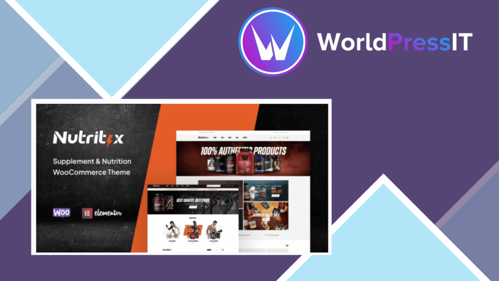 Nutritix - Supplement and Nutrition WooCommerce Theme