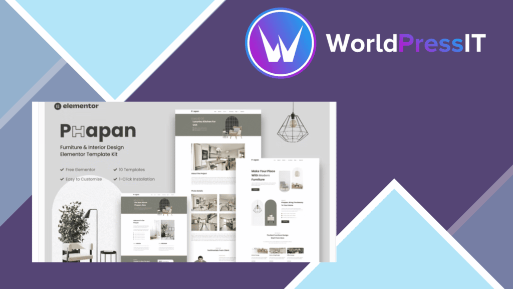 Phapan - Furniture and Interior Design Template Kits