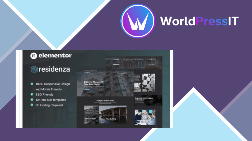 Residenza - Real Estate and Property Elementor Template Kit