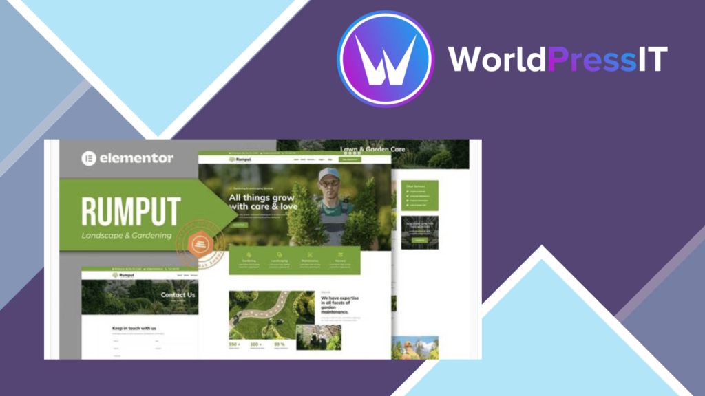 Rumput - Landscape and Gardening Services Elementor Template Kit
