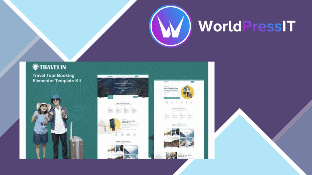 Travelin - Travel Tour Booking Elementor Template Kit