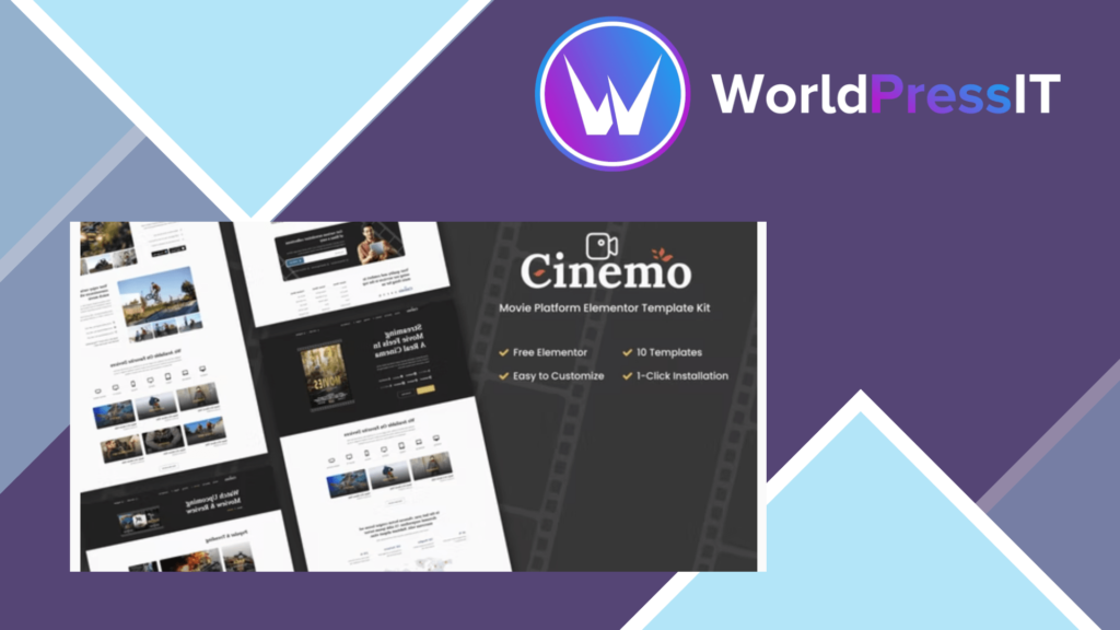 Cinemo - Movie Streaming Elementor Template Kits
