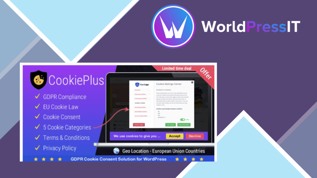 Cookie Plus - GDPR Cookie Consent Solution for WordPress