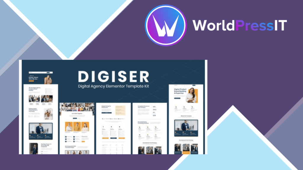 Digiser - Digital Agency Elementor Template Kit