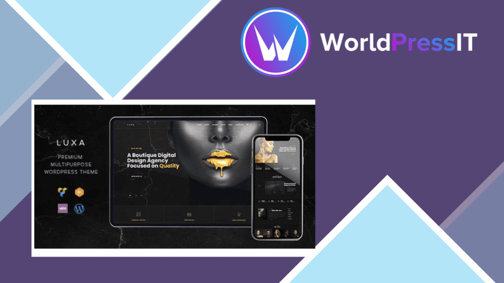 Luxa – Luxury Black MultiPurpose WordPress Theme