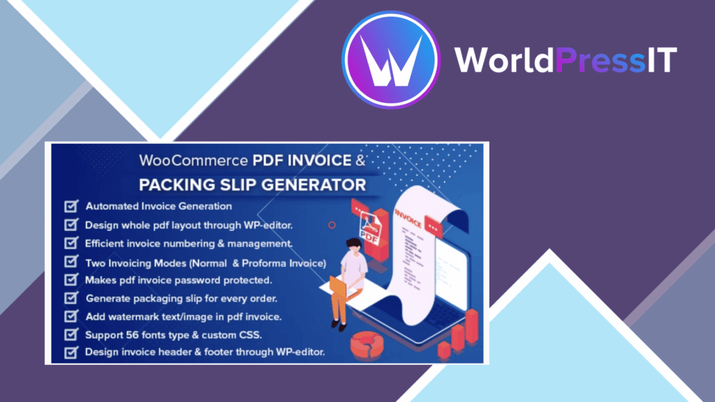 WooCommerce PDF Invoice and Packing Slip Generator