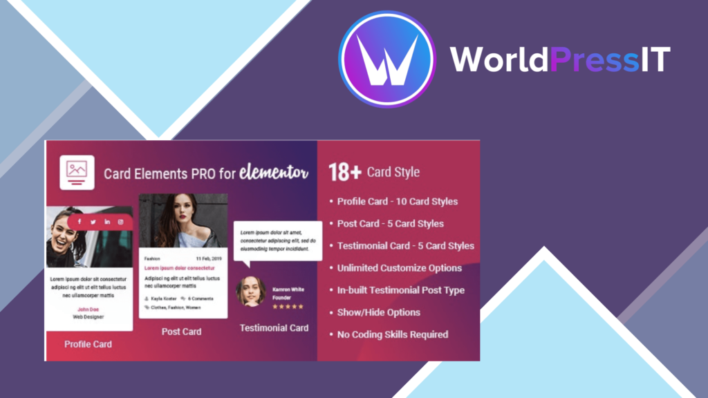 Card Elements Pro for Elementor