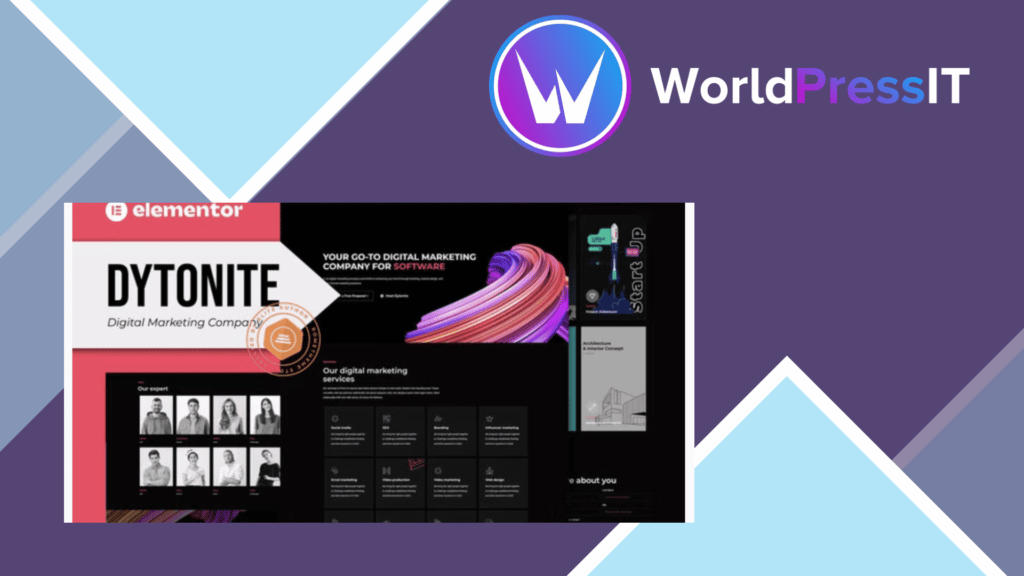 Dytonite - Digital Marketing Company Elementor Pro Template Kit