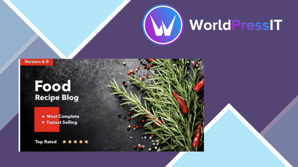 Neptune – Theme for Food Recipe Bloggers and Chefs