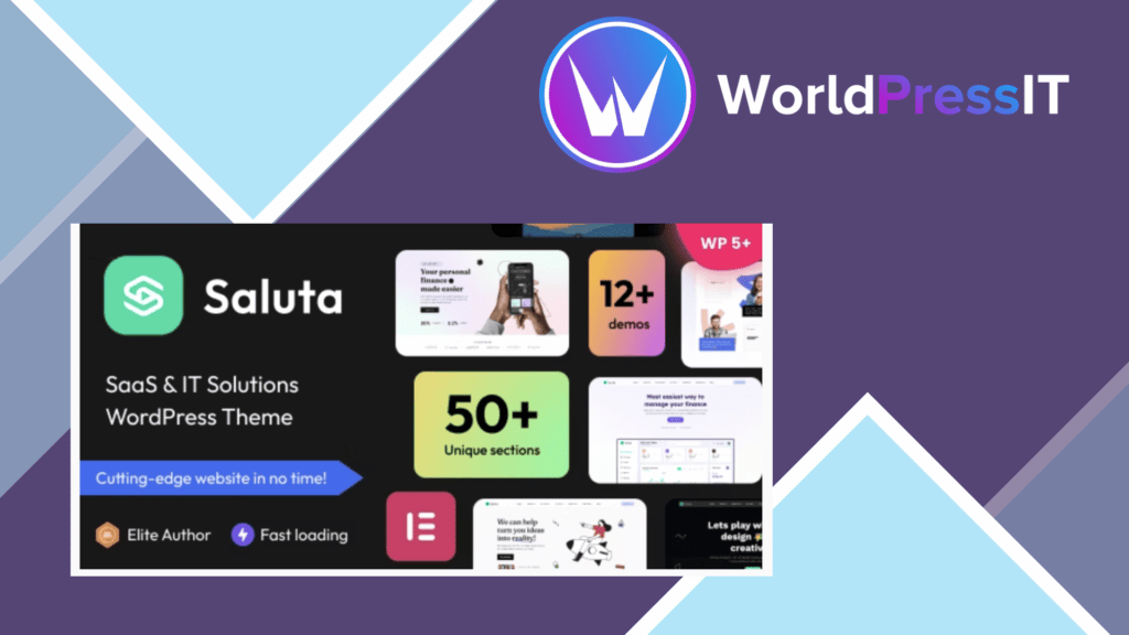 Saluta – SaaS and IT Solutions WordPress Theme
