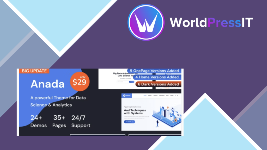 Anada - Data Science and Analytics WordPress Theme