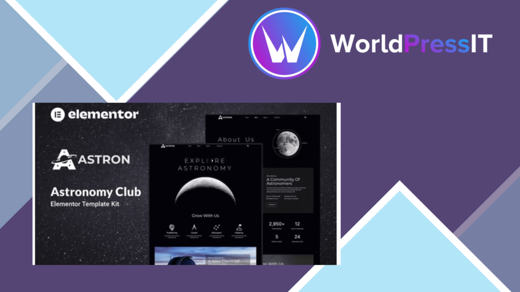 Astron - Astronomy Elementor Template Kit