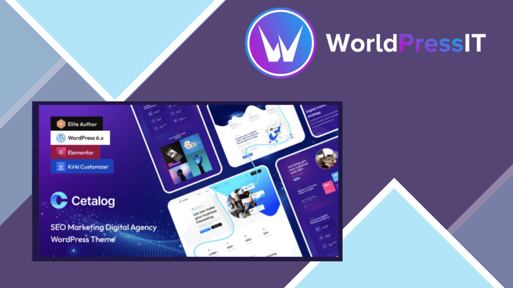 Cetalog - Marketing and SEO Agency WordPress Theme