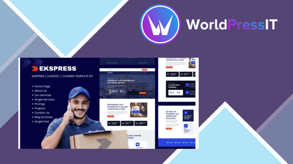 Ekspress - Logistic Shipping and Courier Template Kit