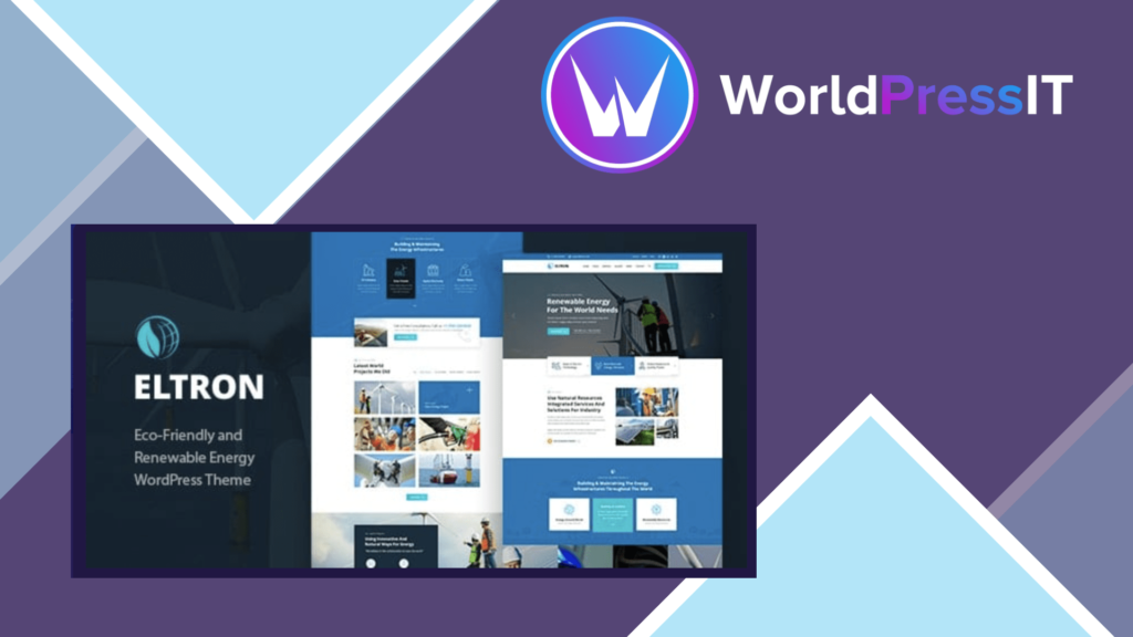 Eltron - Solar Energy WordPress Theme