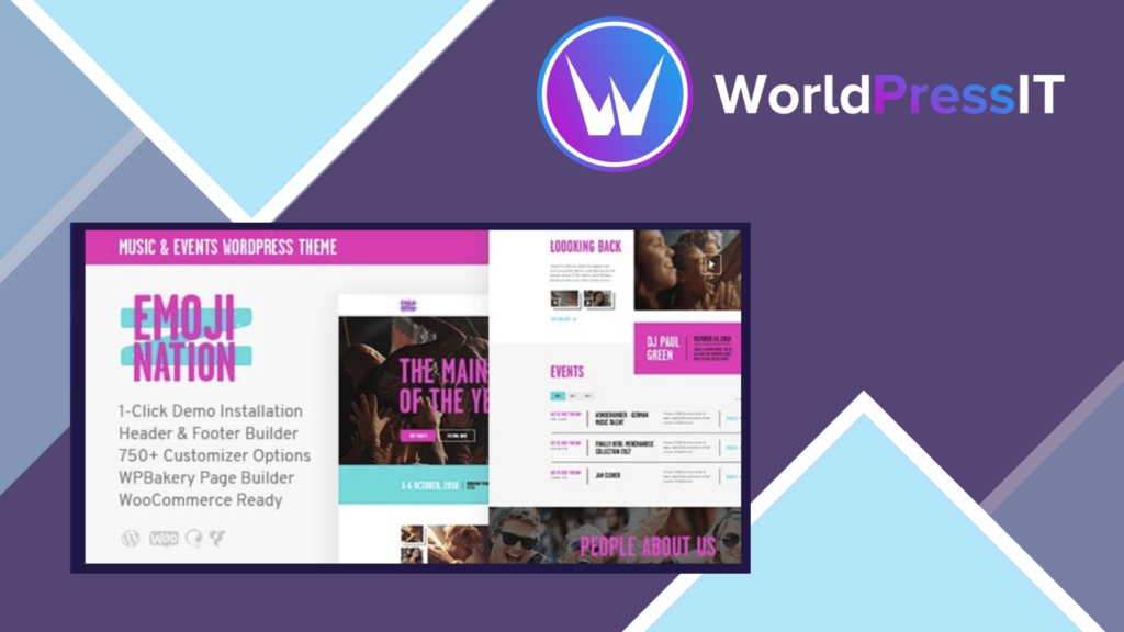 EmojiNation - Night Club and Concert Event WordPress Theme