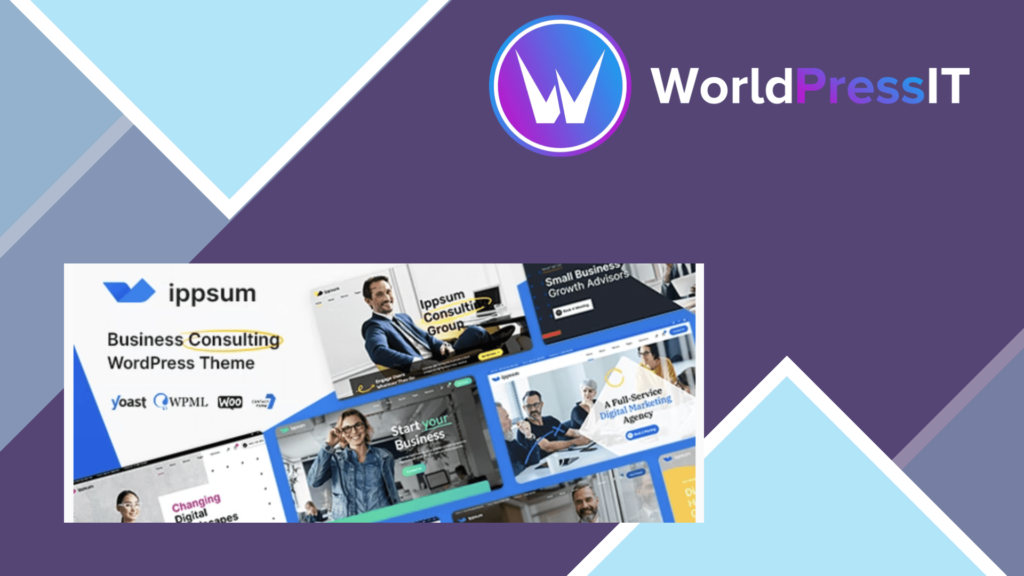 Ippsum - Business Consulting WordPress Theme