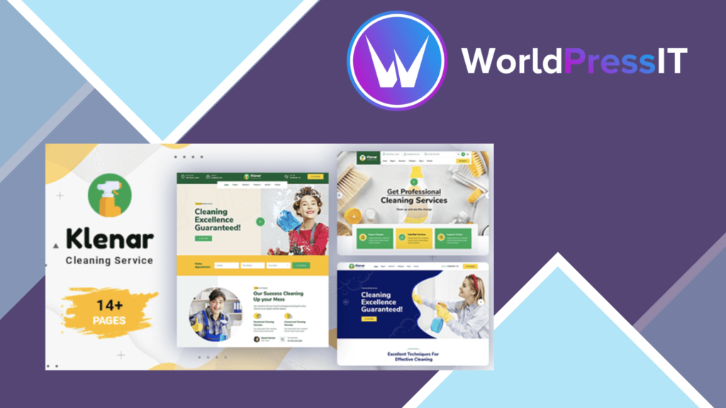 Klenar – Cleaning Services WordPress Theme + RTL