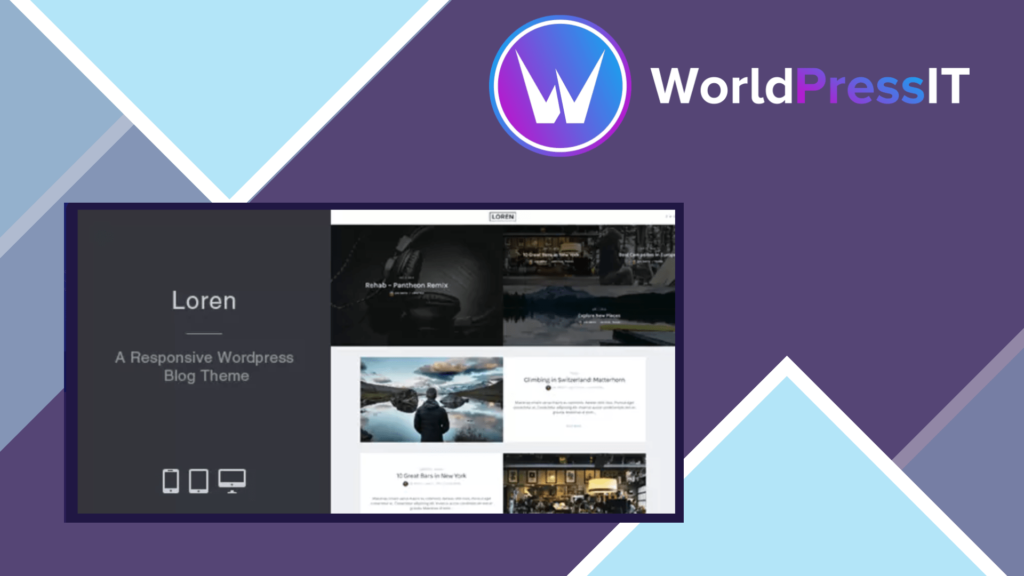 Loren - Responsive WordPress Blog Theme