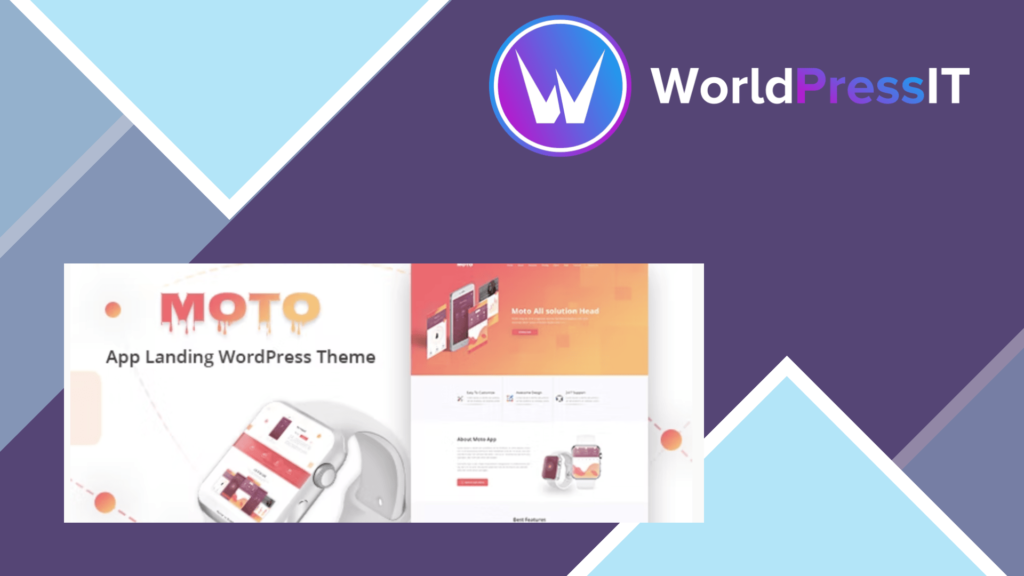 Moto - WordPress Landing Page Theme