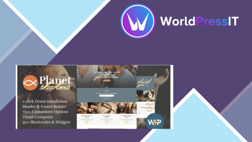 Planet Shakers | Church and Religion WordPress Theme