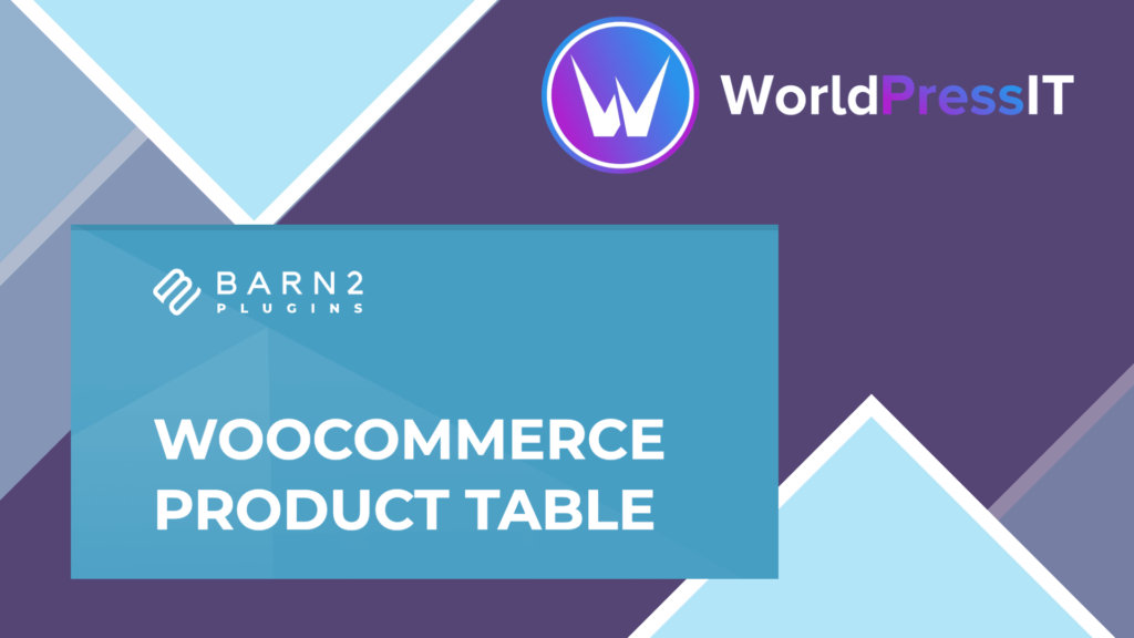 WooCommerce Product Table by Barn2 Media