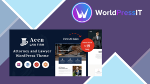 Aeen - Attorney and Lawyer WordPress Theme