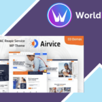Airvice - AC Repair Services WordPress Theme