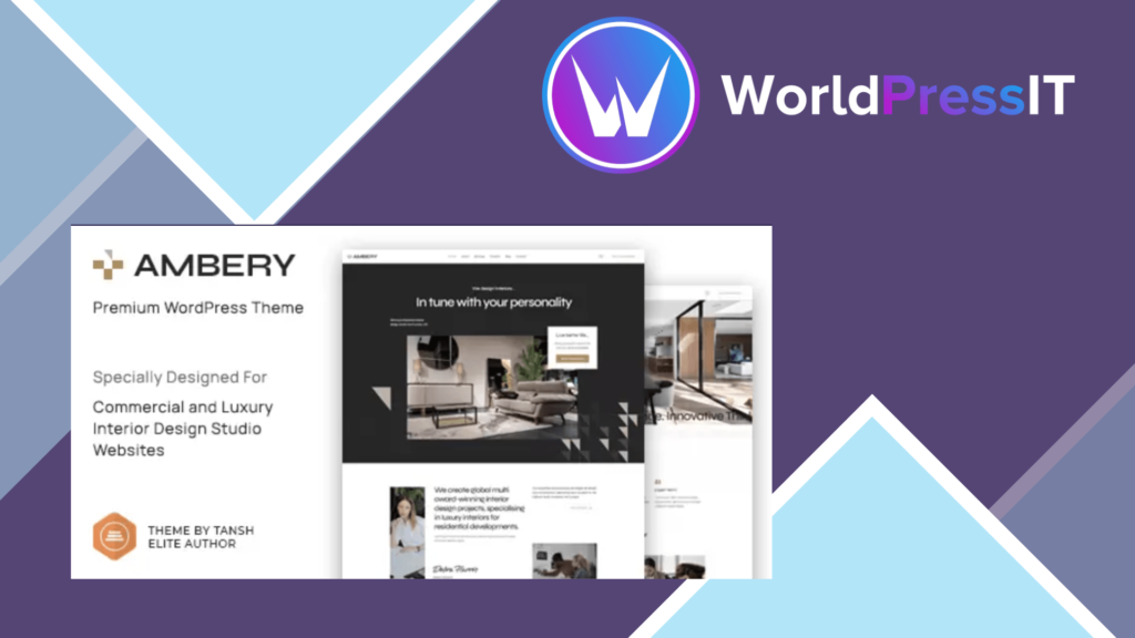 Ambery - Interior Design WordPress Theme