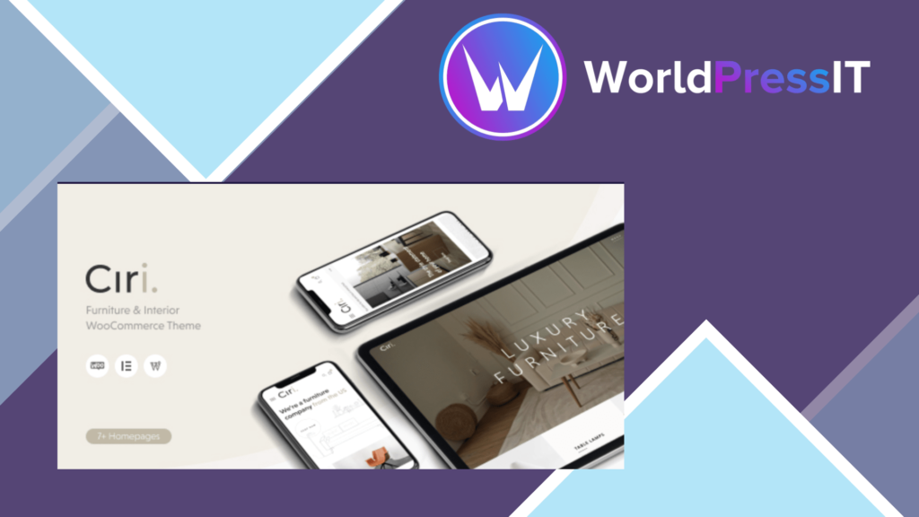 Ciri - Furniture and Interior WooCommerce Theme